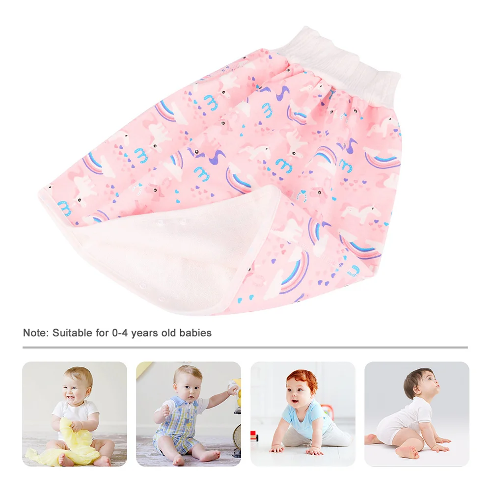 

1 pc Reusable Leakproof Baby Diaper Pants Waterproof Training Nappy Pure Cotton Underwear Skirts Foldable Easy CleanBreathable