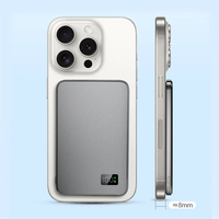 3-in-1 Power Bank for MagSafe,Thin Magnetic Wireless Powerbank 20W Portable Battery for Apple Watch iPhone 16 15 14 13 12 series