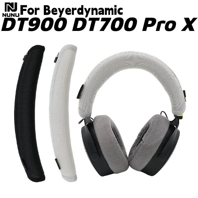 NUNU Comfortable Zipper head beam protective cover For Beyerdynamic DT900 DT700 Pro X Headphones Head Beam Sleeve Cover
