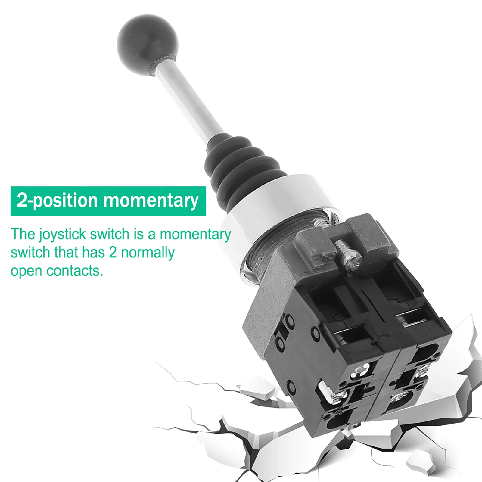 Spring Return  XD2PA22CR 2NO 2-position Spring Return Momentary  Stick Joystick