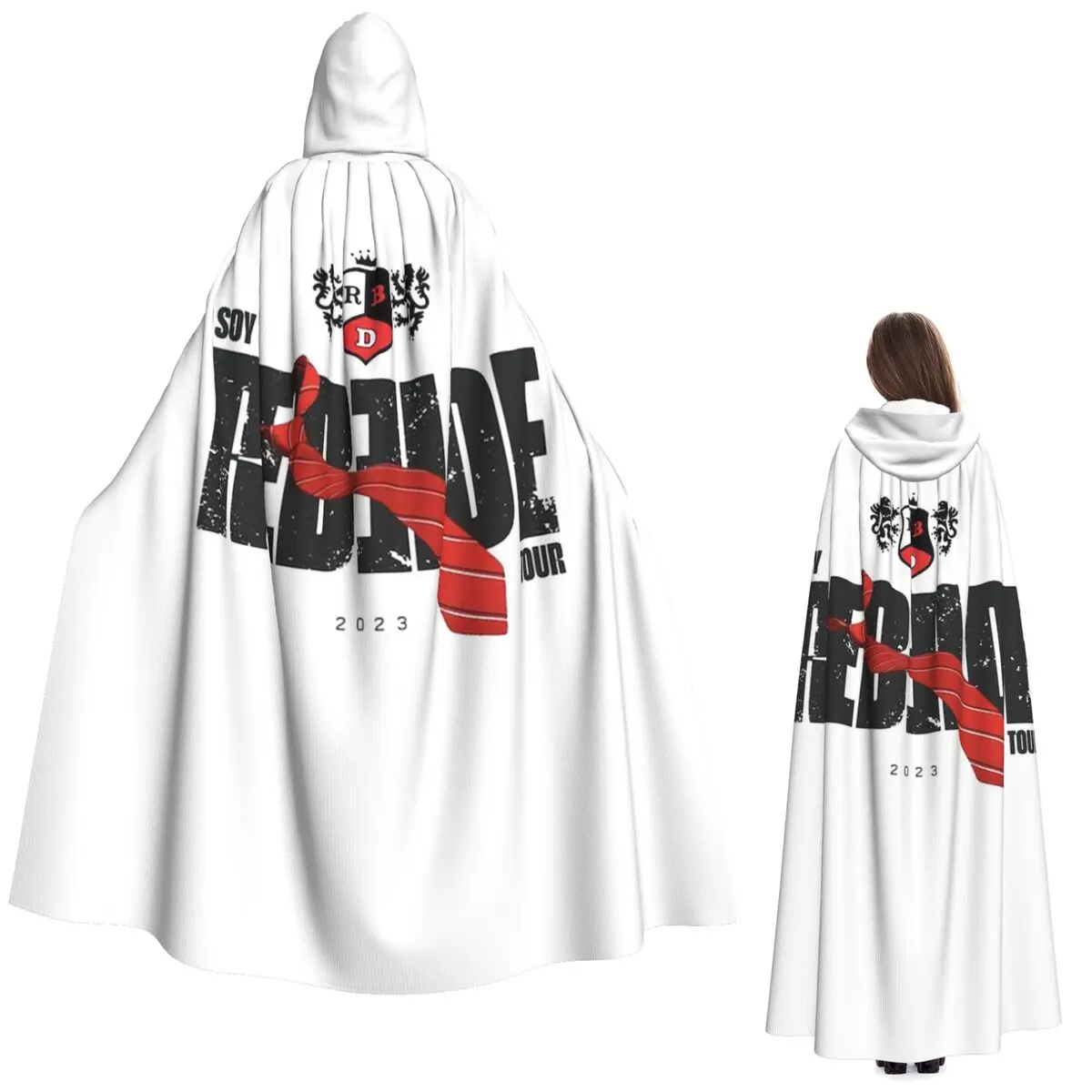 

RBD Rebelde Mexican Long Hooded Cloak Witch Medieval Costume Cosplay Cape HalloweenVampire Adult Unisex