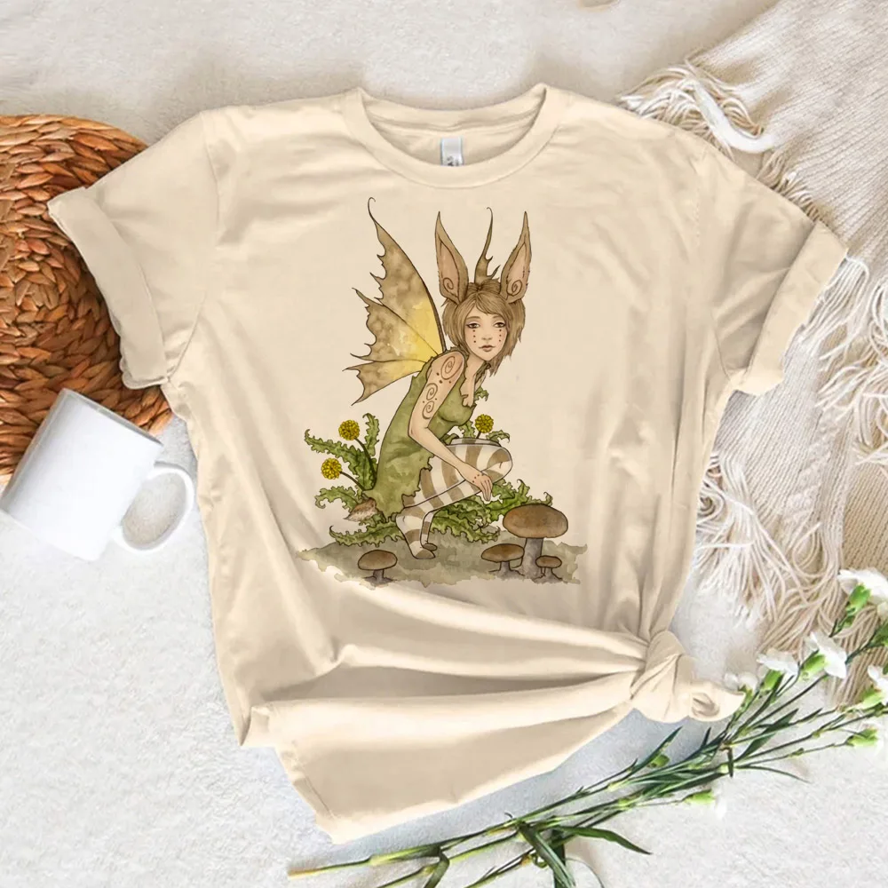 Goblincore t shirt women harajuku Japanese t-shirts girl Japanese harajuku graphic clothing