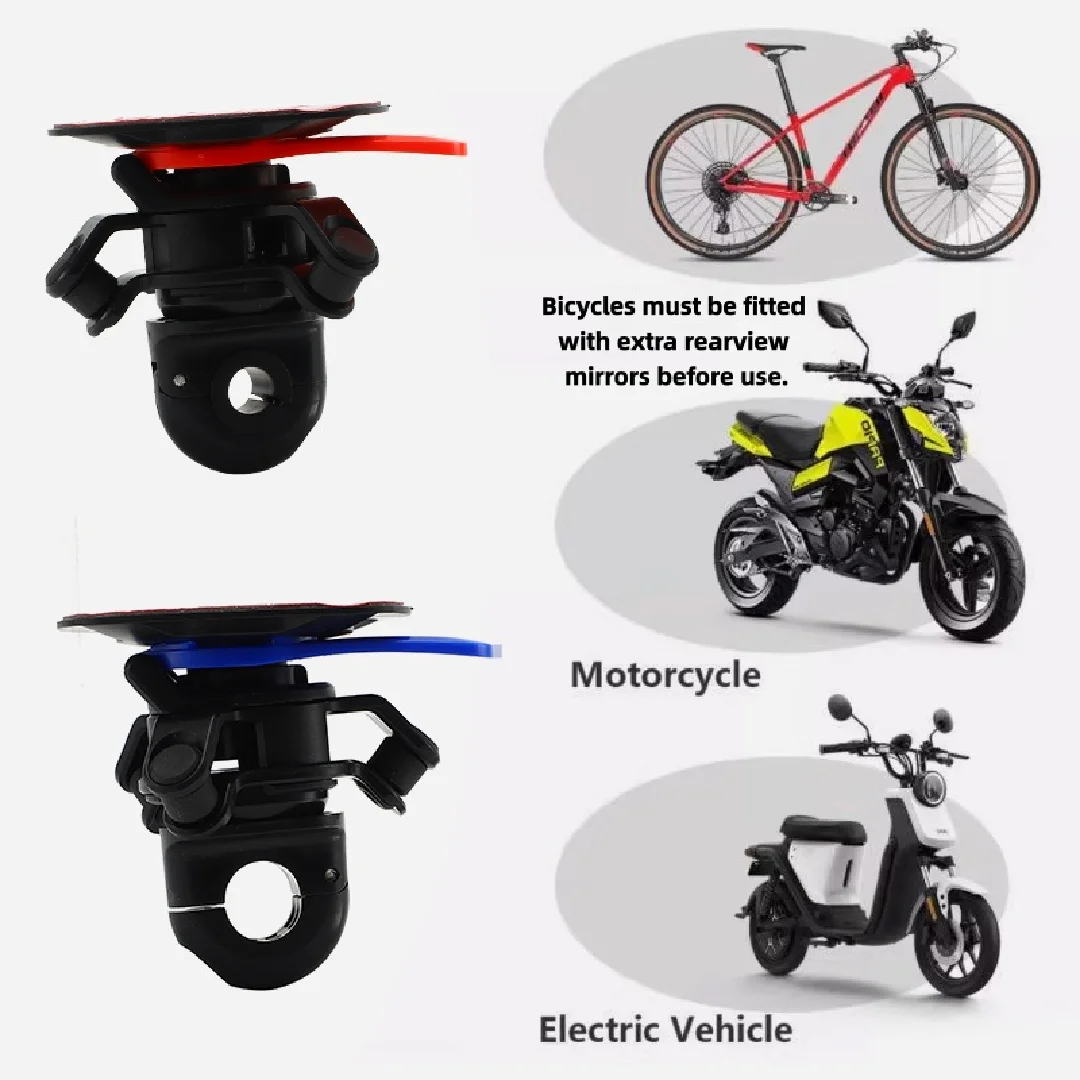 Rutschfester Stoßdämpfender Universeller Spiegel-Handyhalter, Schnell zu Installierender Sicherer Halter für Motorrad und Fahrrad, Stabiler Sicherer Handyhalter – Detail 3