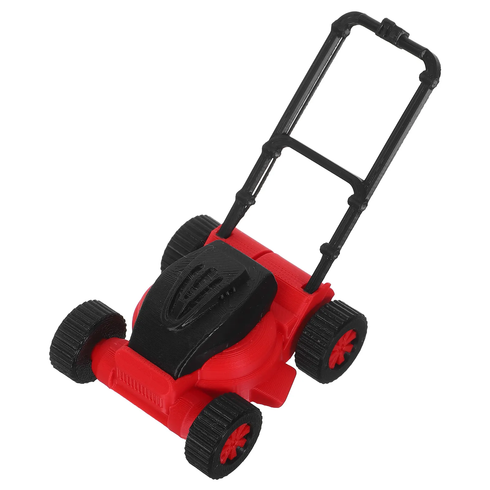 

Миниатюрная пластиковая газонокосилка: реалистичный садовый инструмент для игр в помещении и на улице, с гладкой поверхностью, легкая, для творческих ролевых игр и развлечений