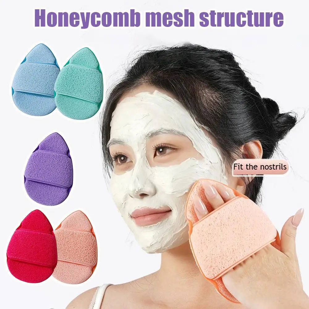 إسفنجة مكياج كبيرة لتنظيف الوجه، وسادات وجه ناعمة لغسل الوجه، عناصر تنظيف البشرة، مستحضرات تجميل الوجه، أداة العناية بالبشرة، نفخة مفيدة