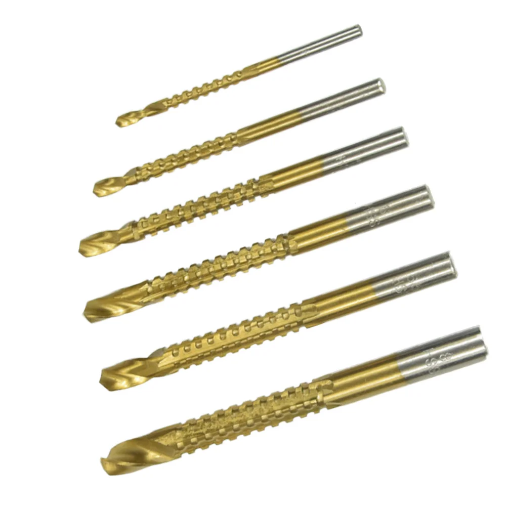 

6 шт., высокоскоростные спиральные сверла, стальные 3-8 мм, сверление по металлу, прочные аксессуары для электрических дрелей, сверло с отверстием