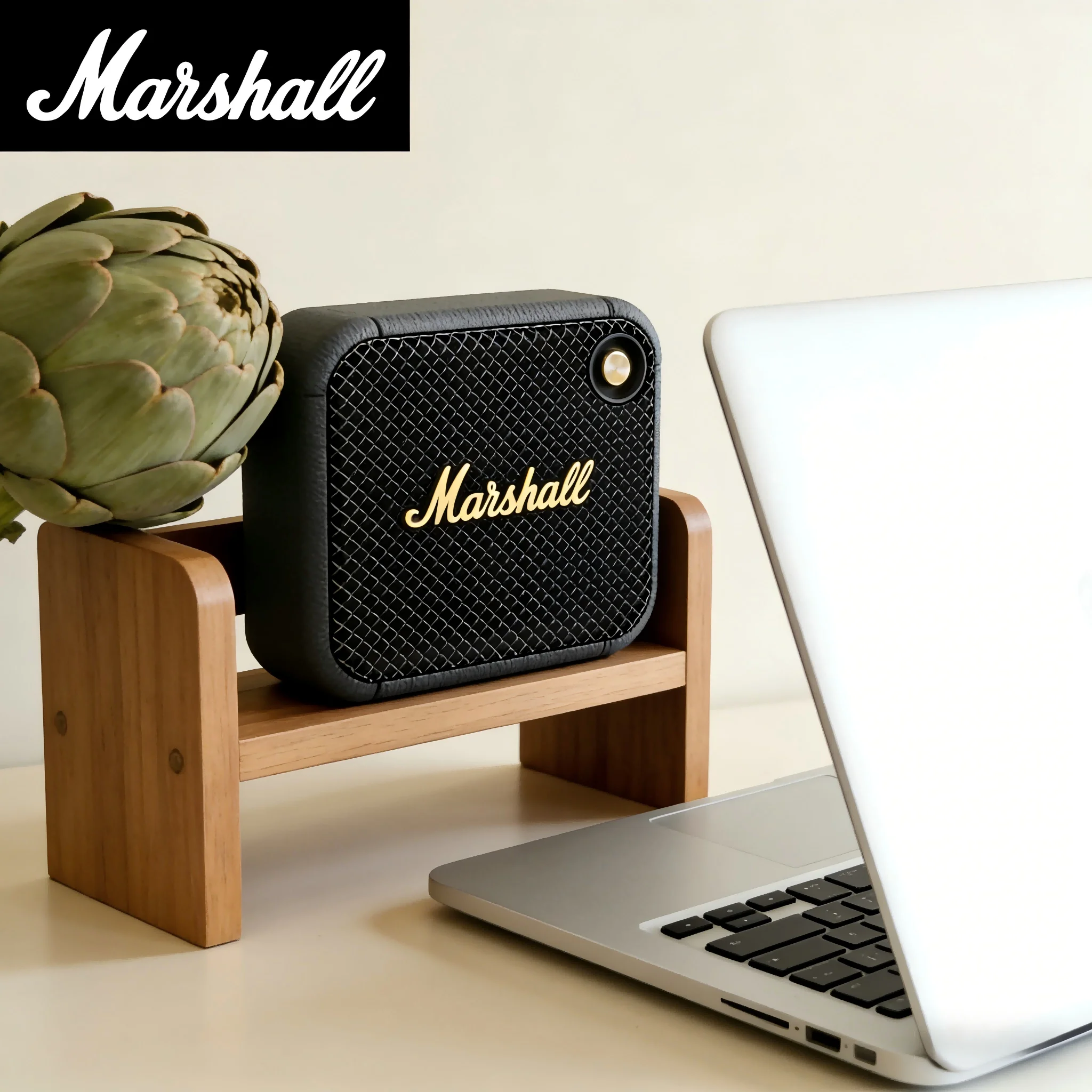 Haut-parleur Bluetooth portable Marshall Willen, sans fil, �tanche, basses puissantes, audio pour la maison, les sports de plein air, la musique, haut-parleur sans fil