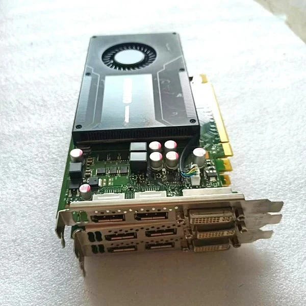 K2000 Graphics Card Professional Graphics 2G Memory 4K Multi-screen UG/SW/CAD/3DMAX Modeling Design - Second-hand