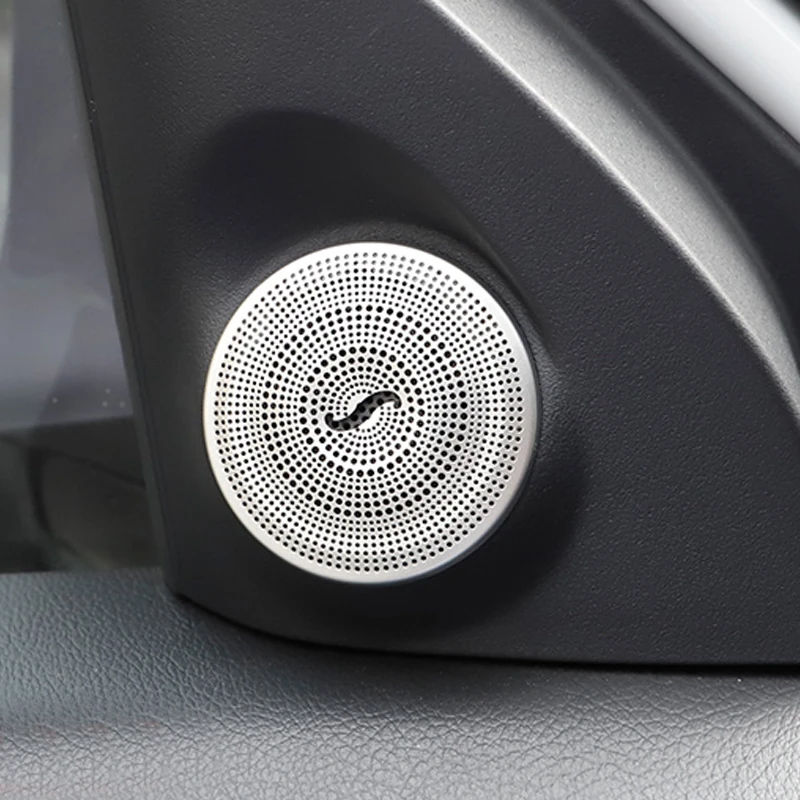 For Mitsubishi Outlander 2012-2019 Car A Column Loudspeaker Decoration Door Horn Cover Speaker Net Protection Styling