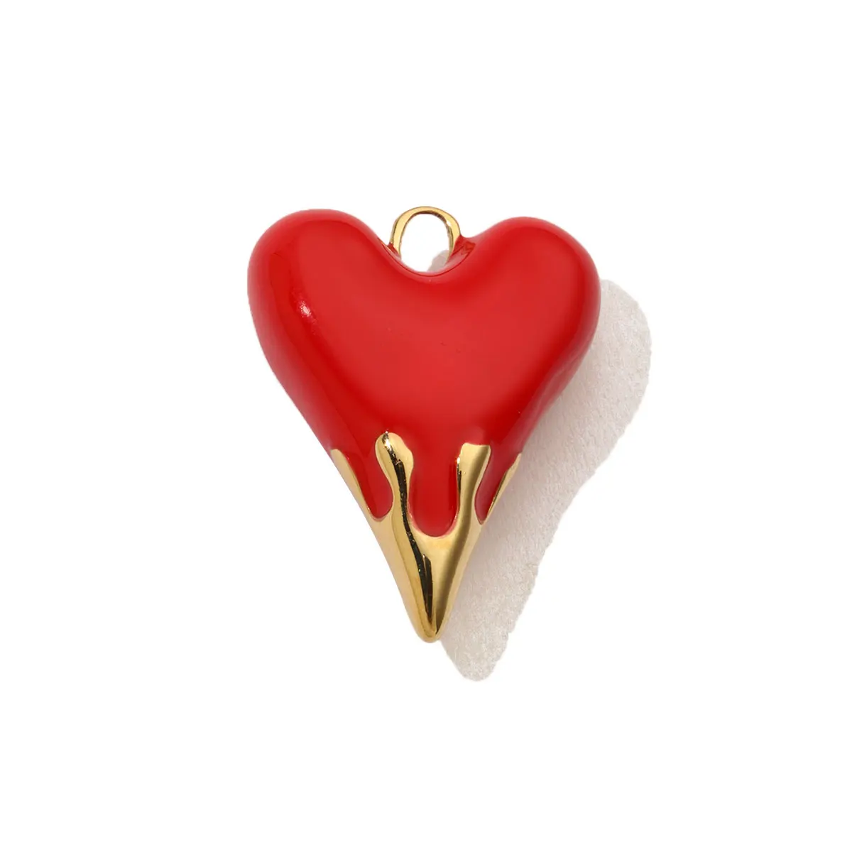 3pcs/Lot French Retro Heart Moon Stainless Steel Necklace Pendant Women Enamel Angel Bracelet Diy Charms Wholesale Love Jewelry