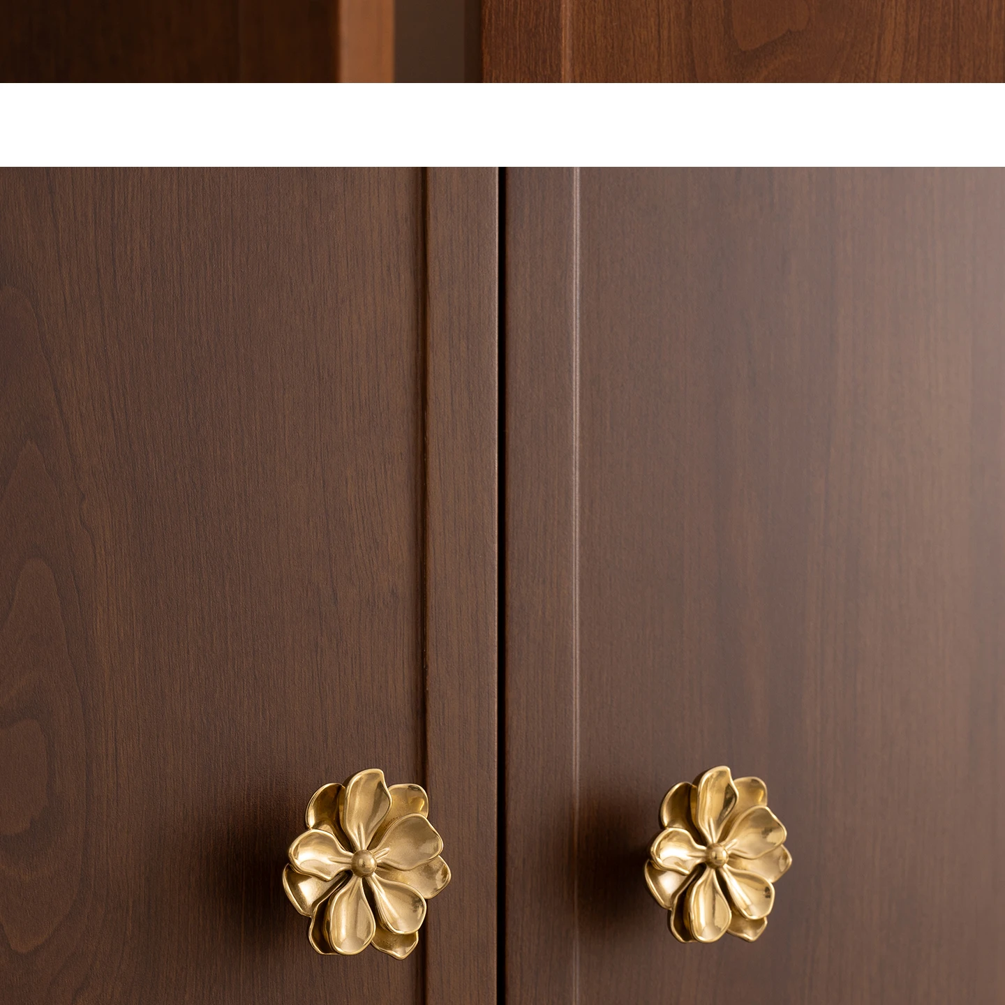 camellia brass cabinet knobs product detail 12