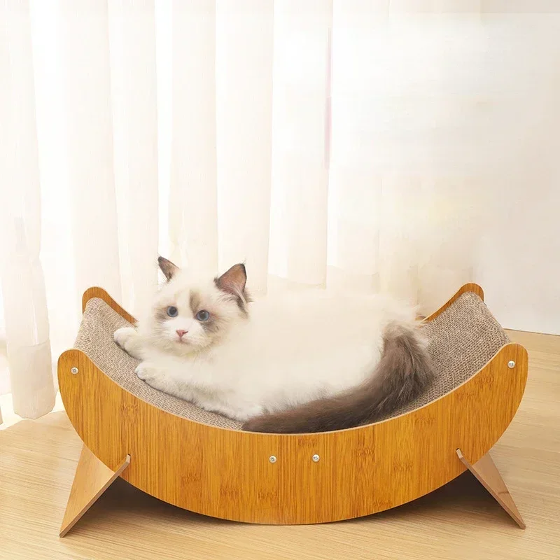Corrugated Cat Scratcher Bed Catnip Scratching Board Cat Furniture Sofa Kitten Nail Scraper Mat Pad Toy Claws Care Pet Products