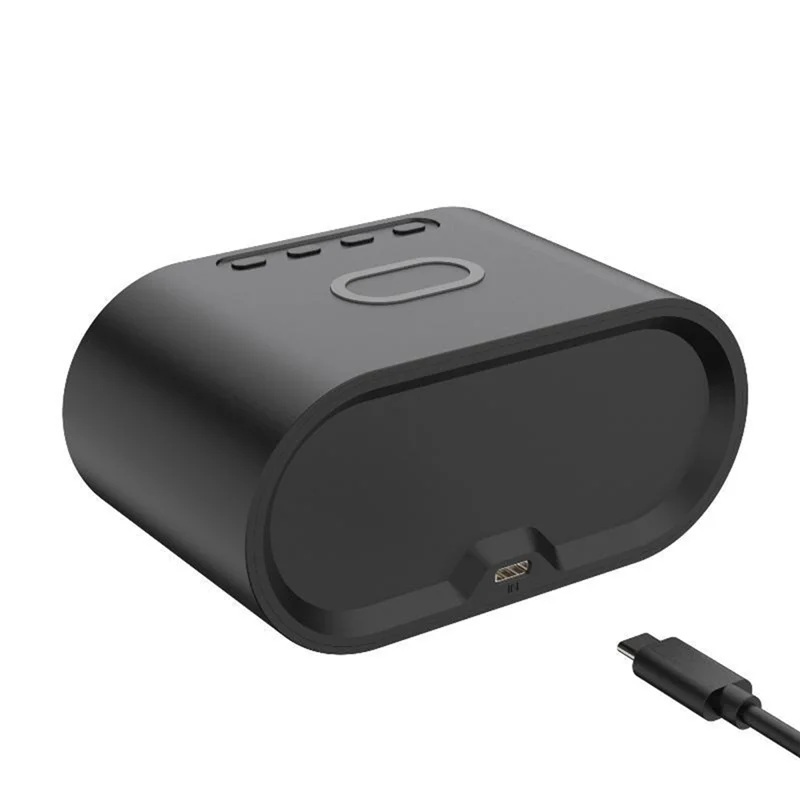 SQPP-15W Multifunctional Wireless Charger Clock Alarm Temperature Display Smart Desktop Mobile Phone Charger