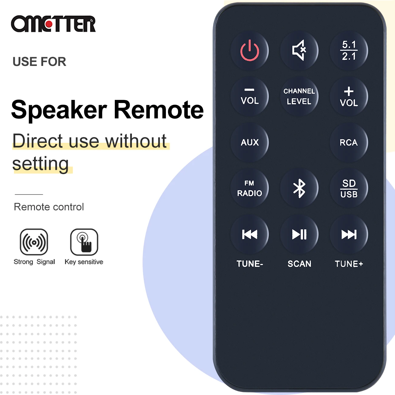 Пульт дистанционного управления RI0004 для Logitech LOGI Z607 Z606 Bluetooth 5,1 объемный звук динамик Беспроводная портативная система