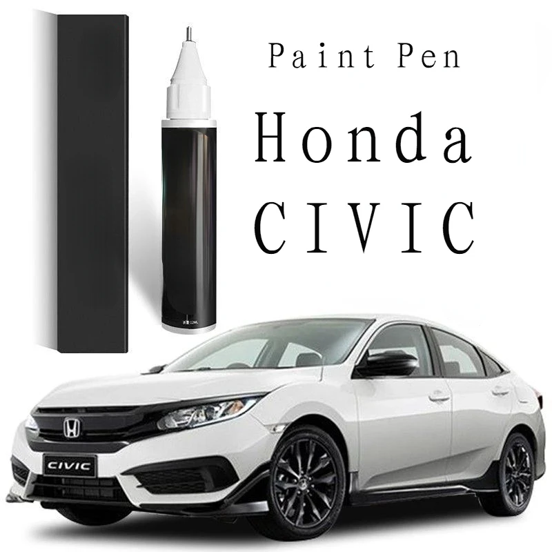 Paint Pen for Scratch Suitable for the Tenth Generation Civic Touch-up Pen Crystal Brilliant White Dark Gold Blue Honda CIVIC