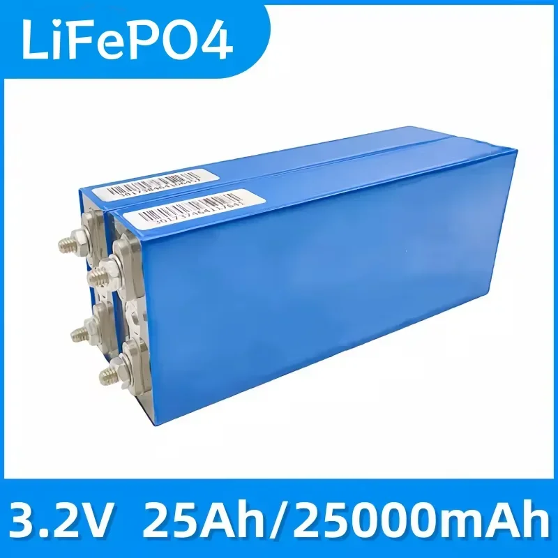 3.2V 25Ah Brand New Battery Suitable for DIY 12V 24V 36V 48V Solar Power Supply and Other Battery Replacement