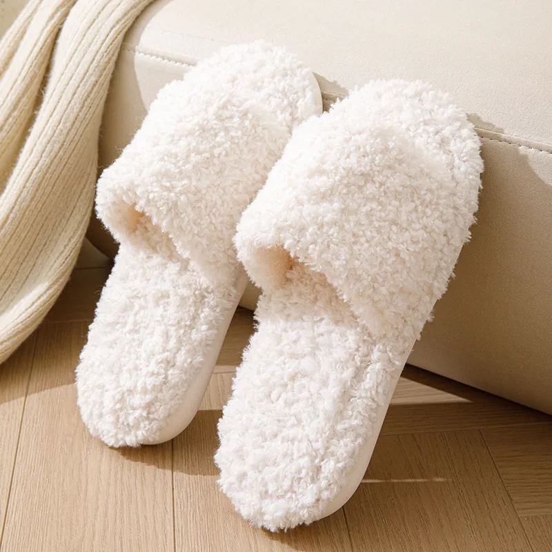 

Plush Cotton Slippers Women'S Home European And American Indoor Fluffy Slippers Women'S Wholesale
