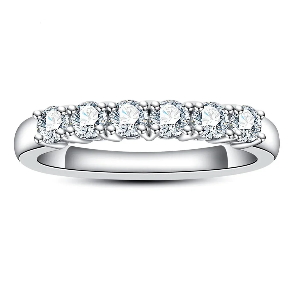 

All Moissanite Rings For Women 925 Silver Personalized Ring Wedding Plated 18k White Yellow Golden Woman Designe Jewelry Gifts