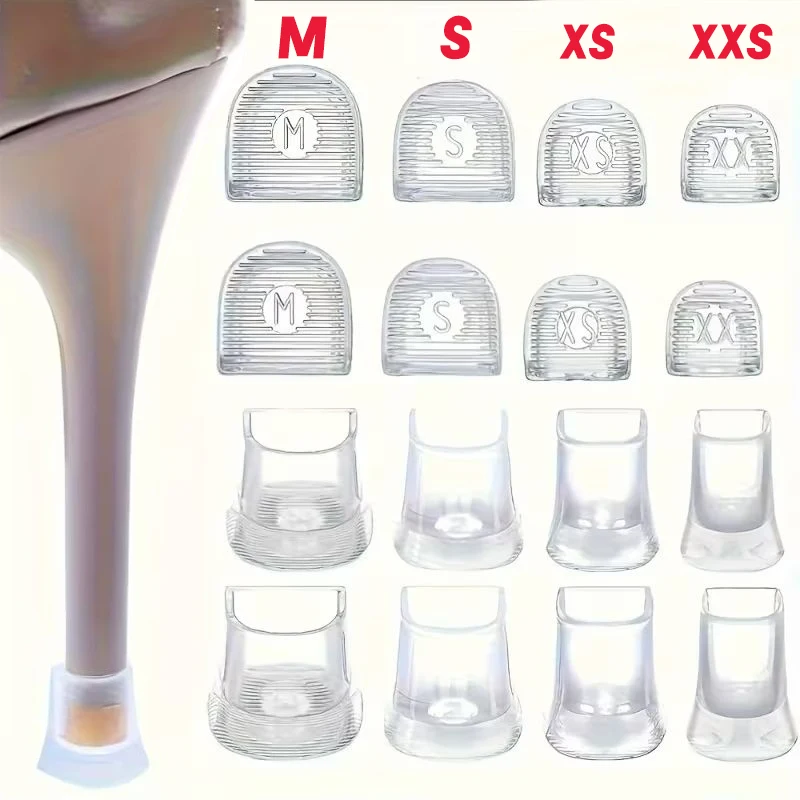 5Pairs Transparent Heel Protectors Stoppers Latin Stiletto Dancing Covers Antislip High Heeler Bridal Wedding Shoes Accessories