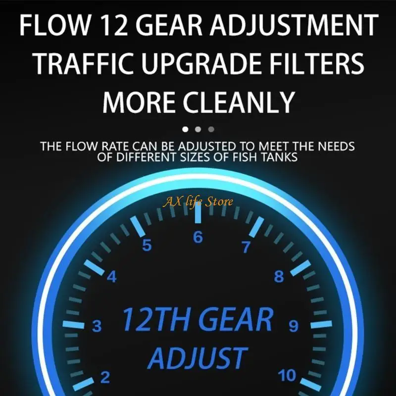 

J2HA FishTank Water Circulation Pond Fountain Filter Digital Display for FishTank Aquarium Pond Fountain