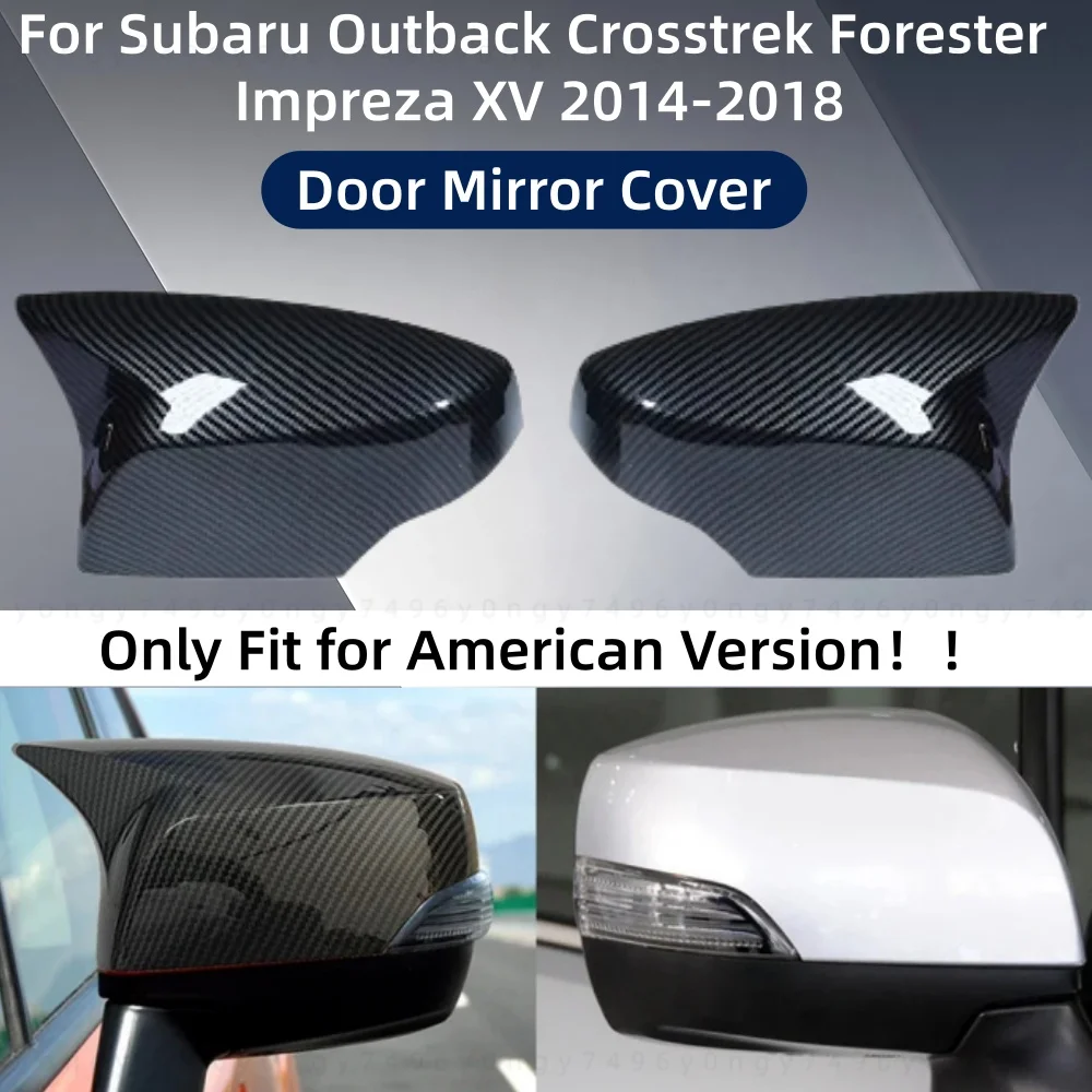 

Car upgrade Rearview Accessories Plated Door Mirror Cover Trim For Subaru Outback Crosstrek Forester Impreza XV 2014-2018