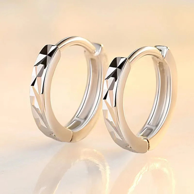 Luxury designer 925 Sterling Silver Hoop Earrings luxury Mini Loop Circle Small For Women Mens Girls Kids Jewelry Holiday gifts