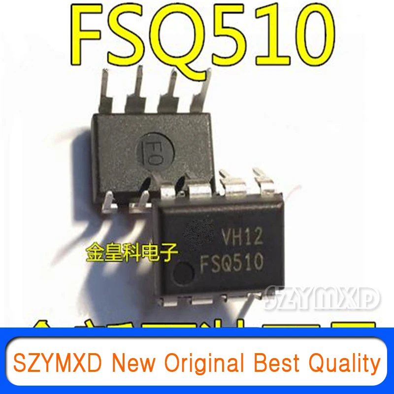 5Pcs/Lot New Original FSQ510 LCD Power Switch Management IC Chip Dual In-line DIP-7