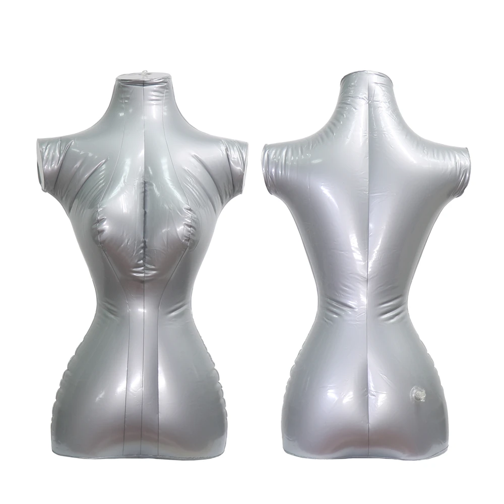 

PVC Female Half Body Inflatable Mannequin For Display Torso Model Top Clothing Display Women Dummy Torso Inflatable Mannequin