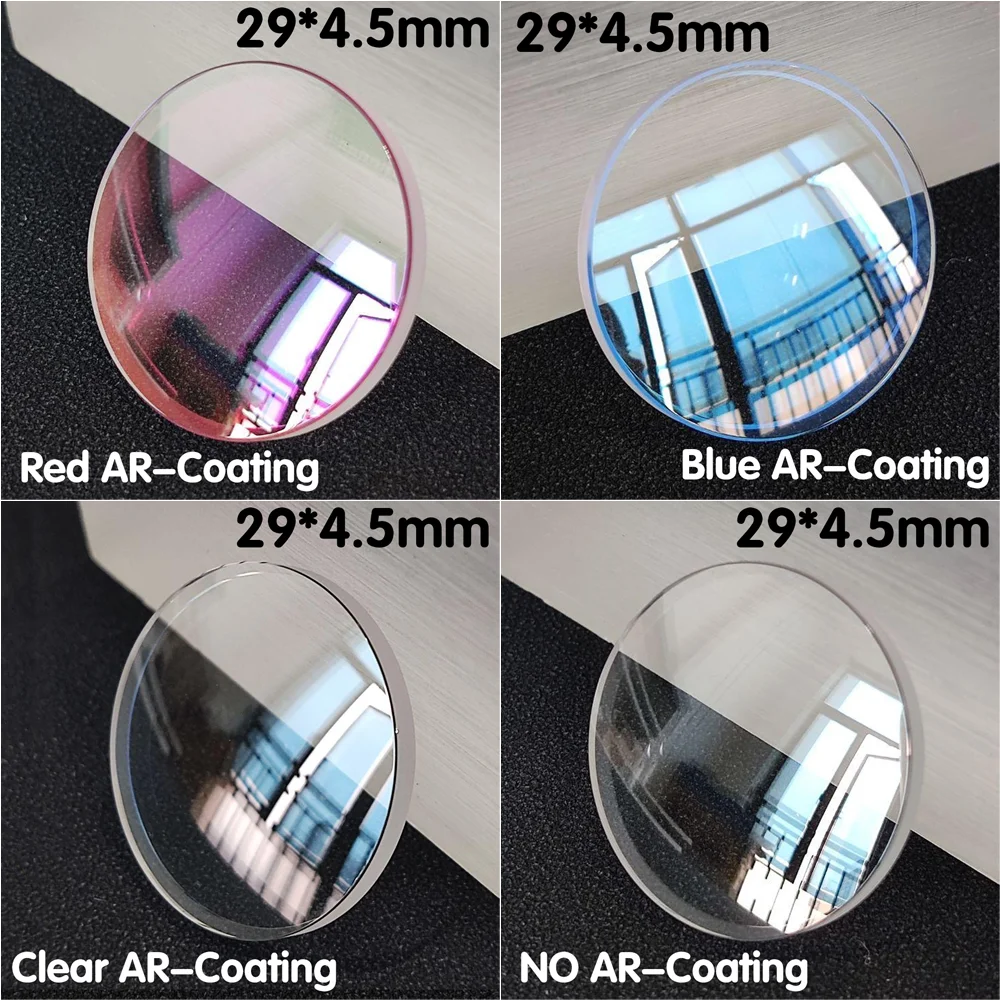 Sapphire glass 29 * 4.5mm double dome crystal AR coated glass suitable for SNZH51 SBCZ013 SBCZ015 parts replacement accessories