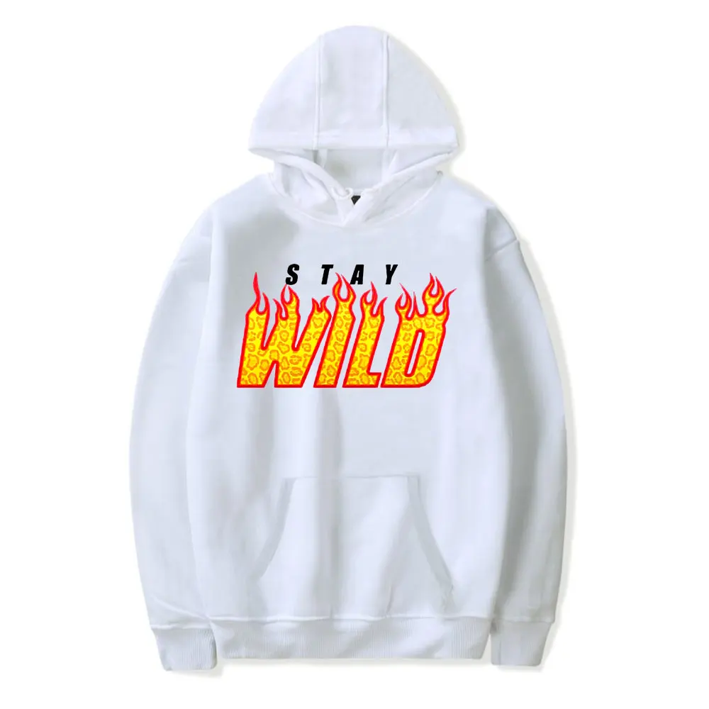 Ben Azelart Stay Wild Merch Толстовка с капюшоном и карманами на шнурке для мужчин/женщин пуловер youtuber