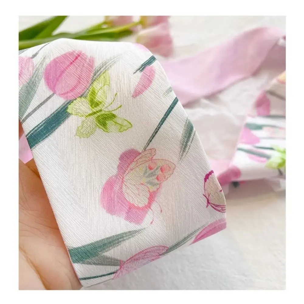 أزياء الأزهار عقال الشريط النفط اللوحة الحجاب النمط الصيني فراشة التعادل الشعر