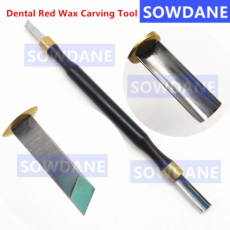 High Quality Dental Red Wax Carving Tool Wax Silicone Putty Cut Blade Shaping Cutter Wax Carving Knife Hard Head