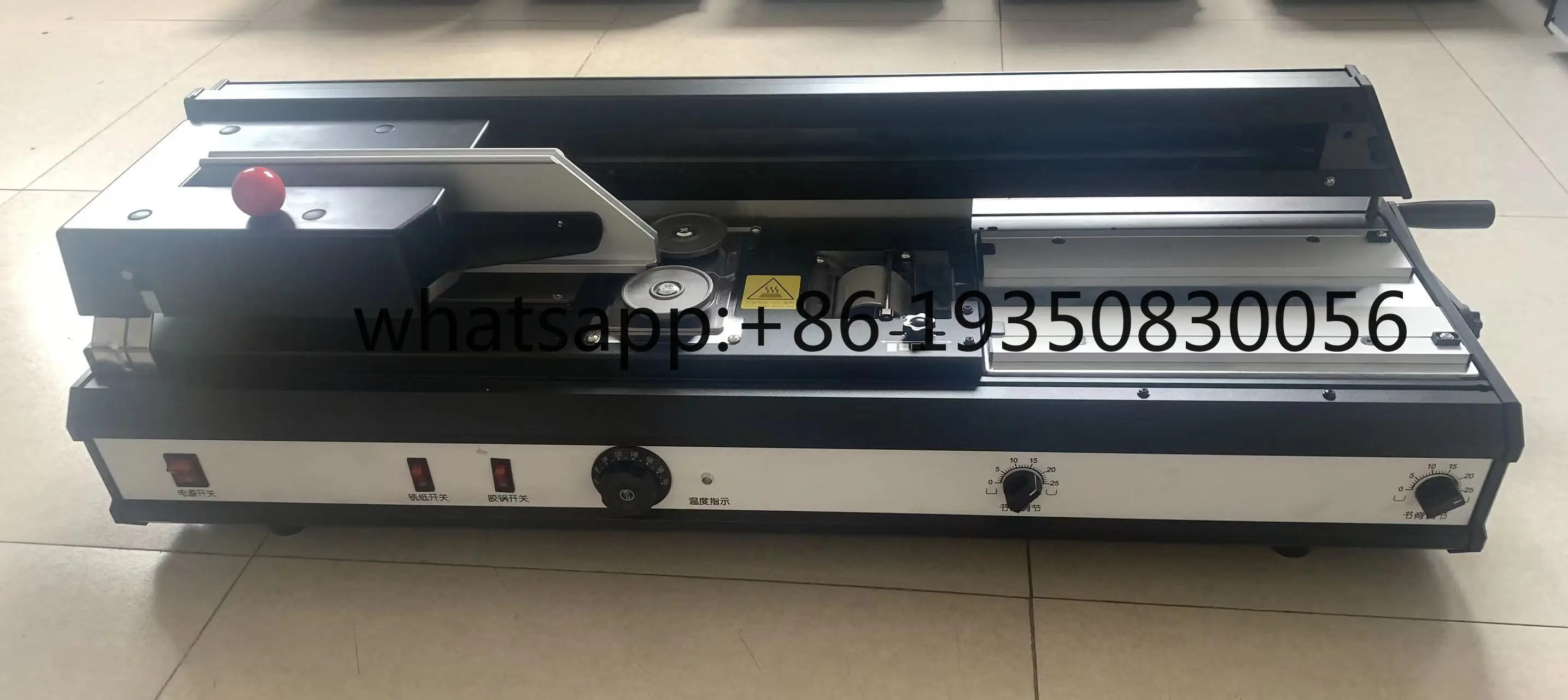 2023 New Design Notebook Perfect Binder Glue Binder Small Book Binding Machine for Sale Low Price