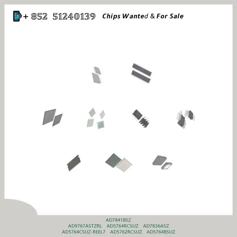chip chip Integrated circuit chip MCU chip AD7841BSZ AD9767ASTZRL AD5764RCSUZ AD7836ASZ AD5764CSUZ-REEL7 AD5762RCSUZ AD5764BSUZ