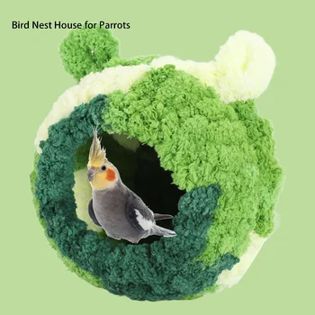 Bird Cage Bed Parakeet Nest Bed Parrot Nest House Cozy Comfortable Lovely Warm Bird Cage Bed for Parakeet 3