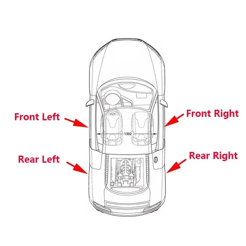 Front Left Driver Right Passenger Side Rear Inner Door Pull Handle Catch Grab For Geely Geometry A