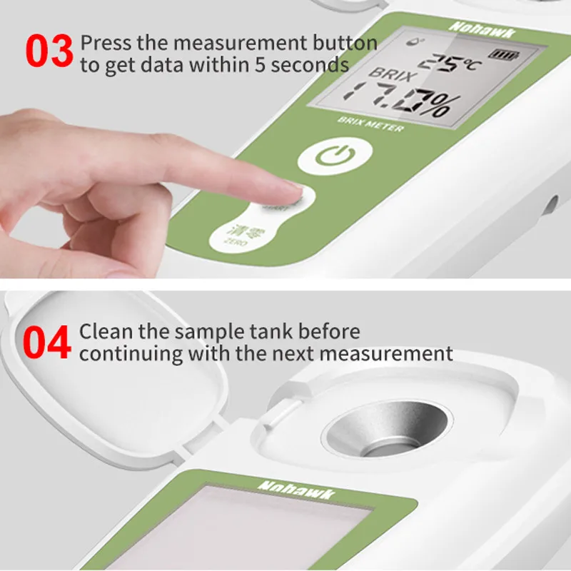 Hand Held Refractometer Brix Inhoud Voor Bier Brouwen Wijn Alcohol Tester Bier Alcohol Wort Thuis Brouwen Refractometer