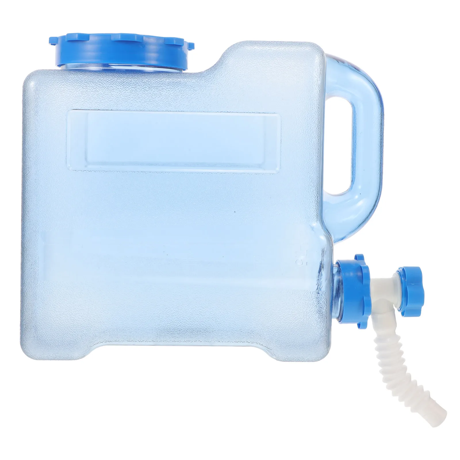 

1 Set Large Capacity Portable Water Container Camping Water Jug Transparent Leak-Proof For Car Driving Outdoor Hiking Storage