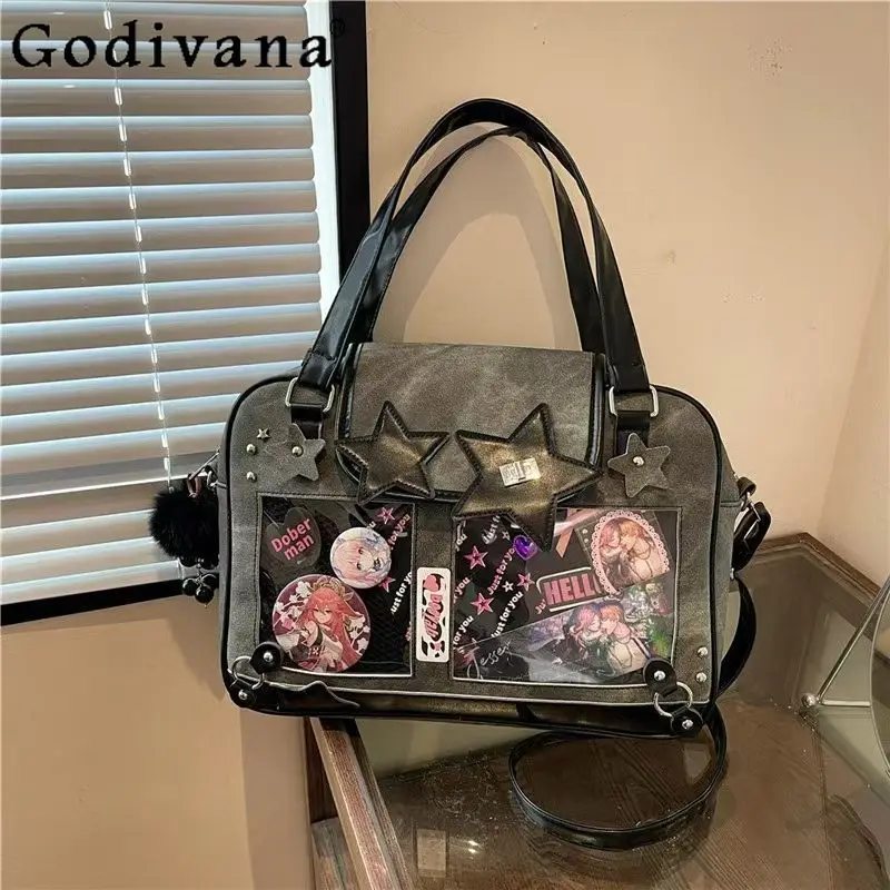 

Оригинальная японская аниме 2025, новая большая вместительная сумка для боли, униформа JK для ежедневных поездок, универсальная сумка через плечо для женщин