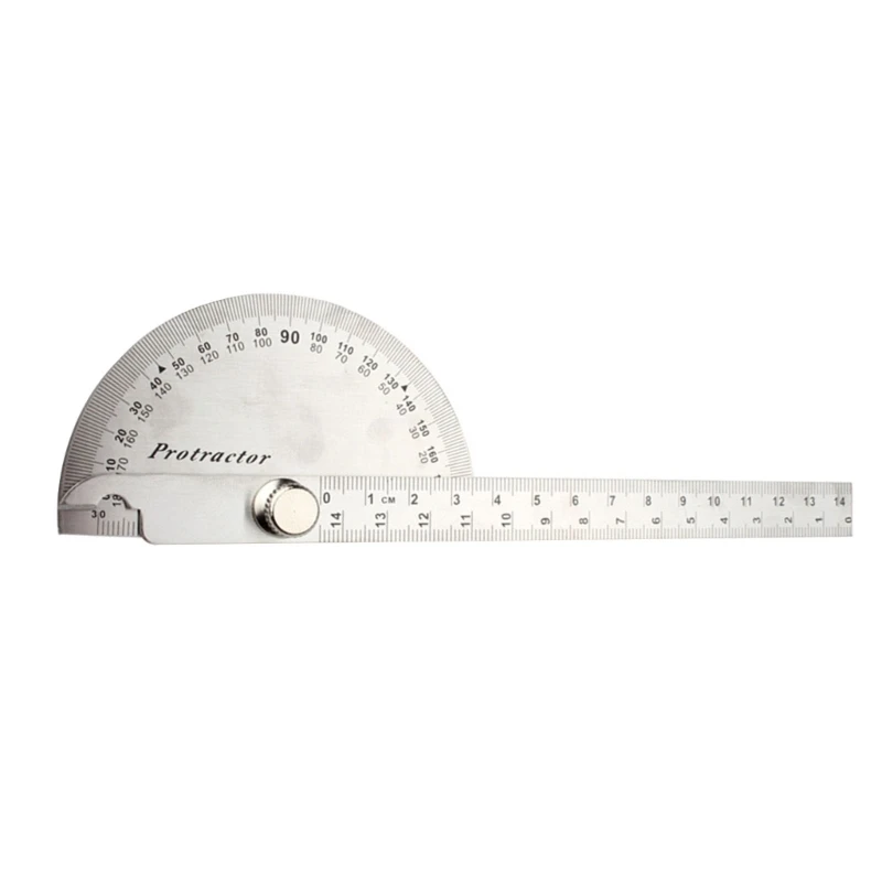 Stainless Steel Protractors 90X150 90X200 Angled for Drafting and Furniture Adjustment