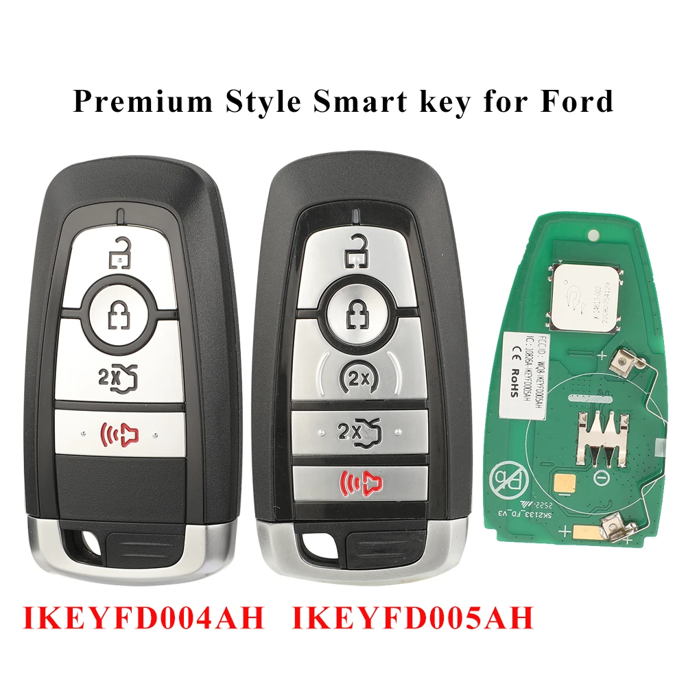 jingyuqin AUTEL Universal Remote Smart Key IKEYFD004AH IKEYFD005AH for Ford Car Keyless MaxiIM KM100 IM508 IM608 Programmer