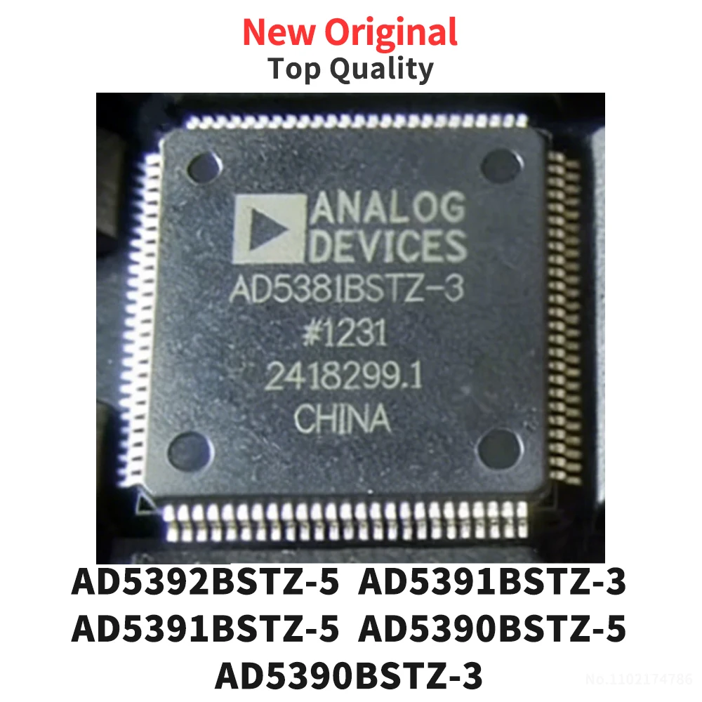 (1 Piece) AD5392BSTZ-5 AD5391BSTZ-3 AD5391BSTZ-5 AD5390BSTZ-5 AD5390BSTZ-3 QFP New Original