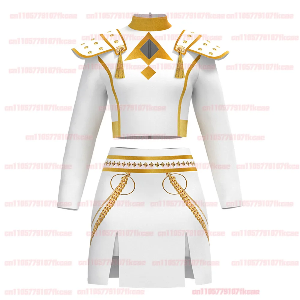 Niños Zoey KPOP Rumi cosplay Anime KPop Demon Hunters Mira Cosplay disfraz uniforme fiesta de Halloween para mujeres hombres accesorios de Carnaval