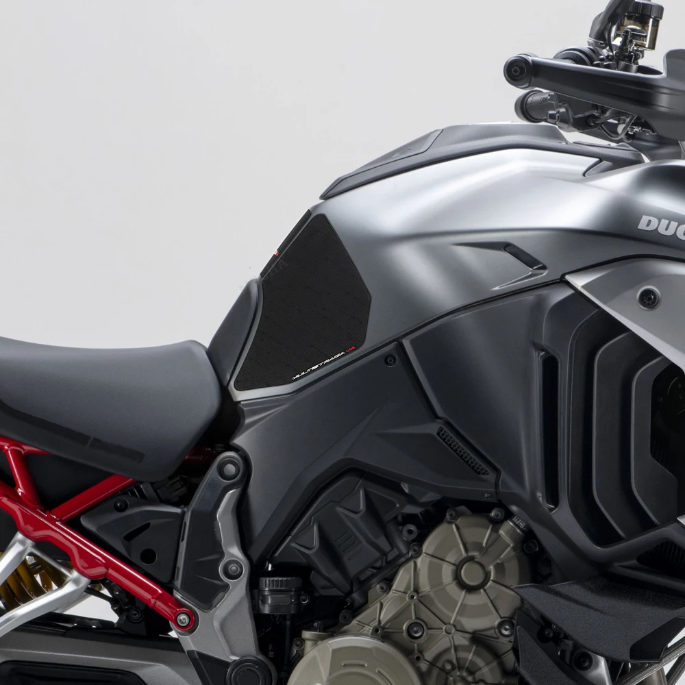 ل DUCATI Multistrada V4 S V4S 2021 جديد دراجة نارية مقاوم للماء عدم الانزلاق الجانب خزان الوقود وسادة ملصقات ملصقات المطاط