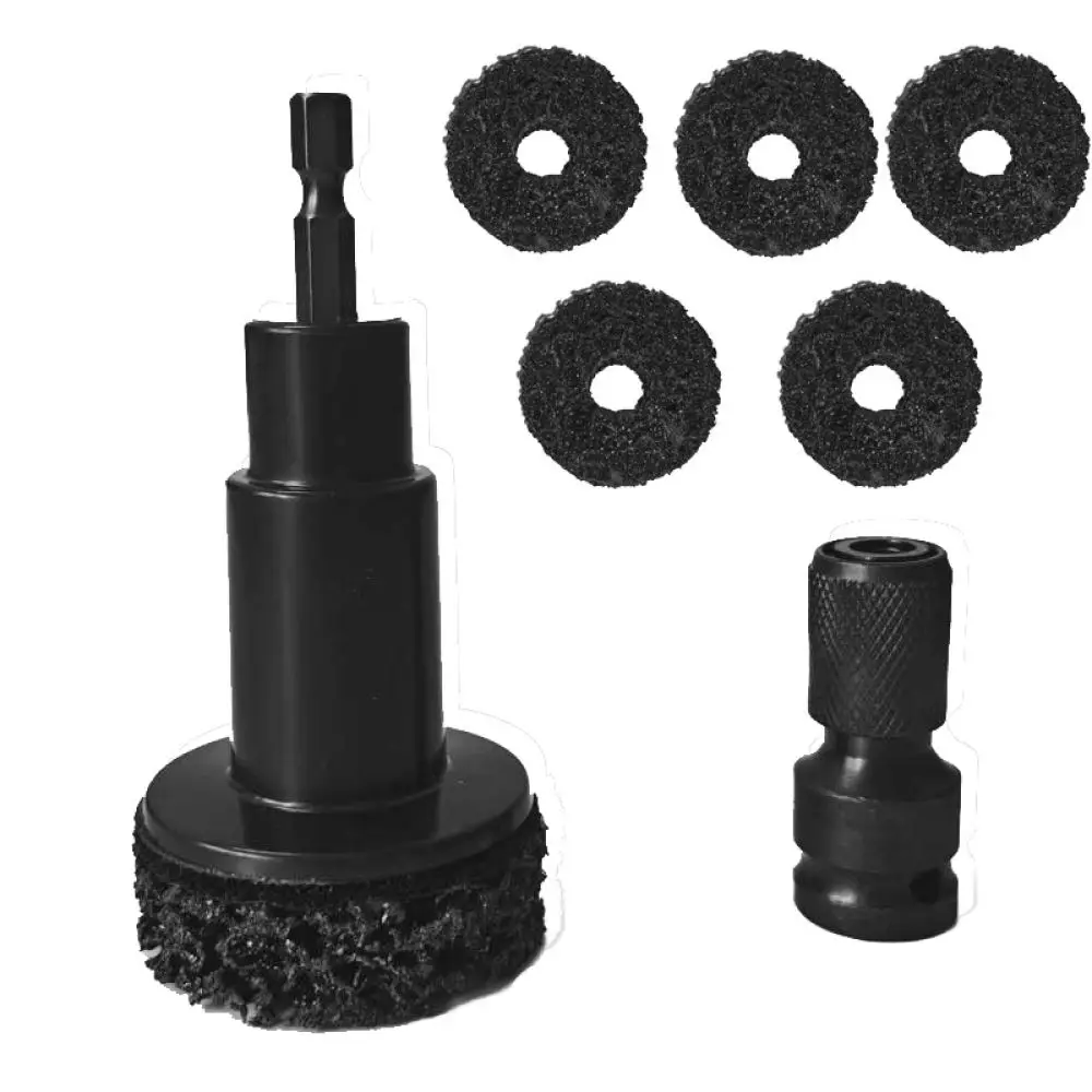 Wheel Hub Brake Disc Grinding Head Rust Removal Tool Auto Maintenance Cleaning Kit Plastic Abrasive Pad For Car Repair