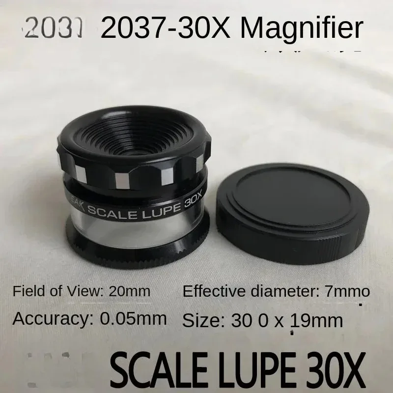 

Industrial Measuring Magnifying Glass | 10x 15x 20x 30x 50x 100x Multi-Scale Precision Magnifier for Detail Detection