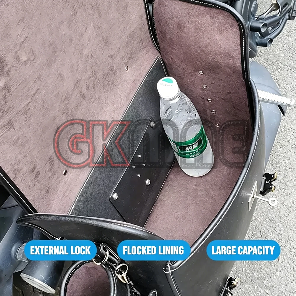 For Indian Scout Classic Motorcycle Modified Saddlebag Side Luggage Bag Side Storage Box Pannier Bag Mounting Bracket Complete