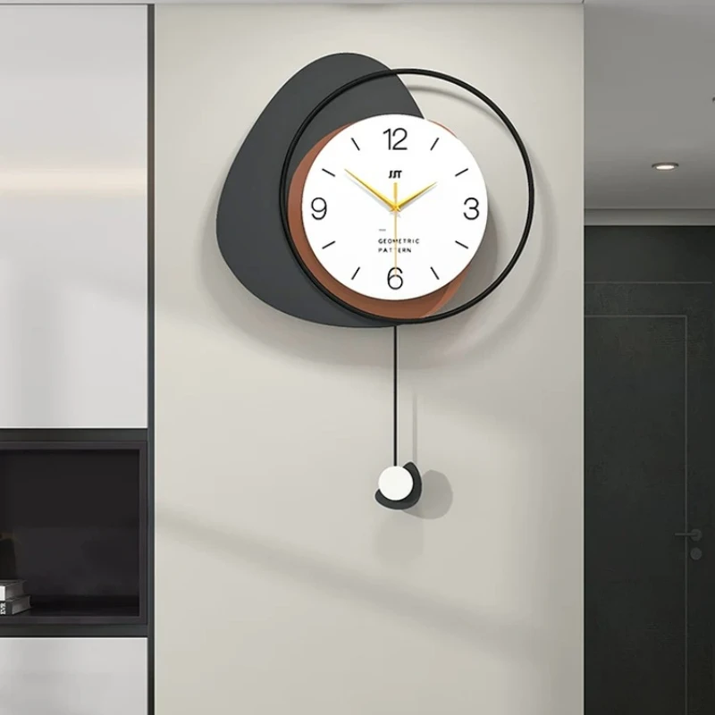 Living Room Luxury Wall Watch Aesthetic Minimalist Design Creative Clock Wall Fashion Nordic Relogio De Parede Home Decoration