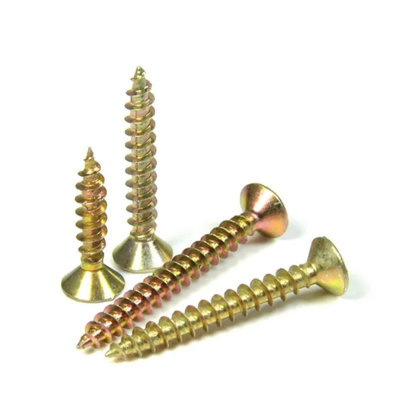 50 pcs Cross head self - tapping screw dry wall nail with hard flat head wood screw fiber nail m4