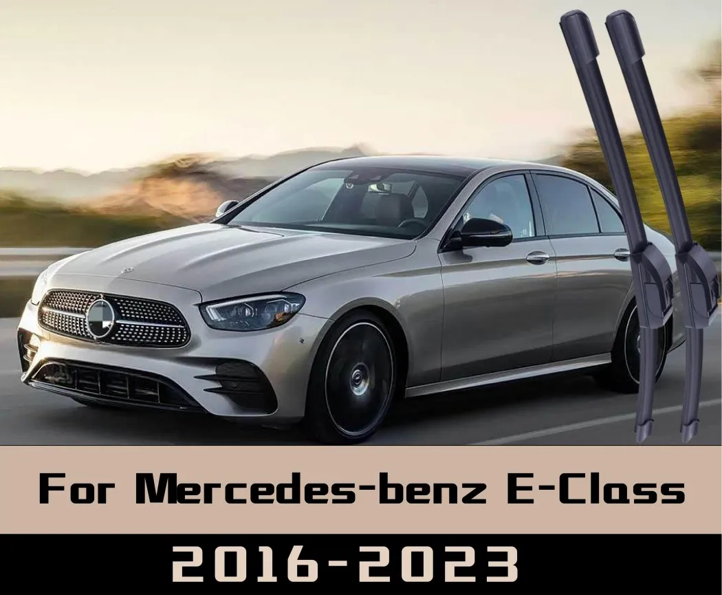 

2Pcs For Mercedes-benz E-Class 2016-2023 Wiper Front Wiper Blades Windshield Windscreen Window Brushes Boneless front wipers